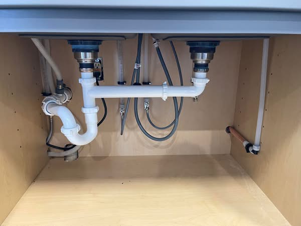 Clean residential plumbing work